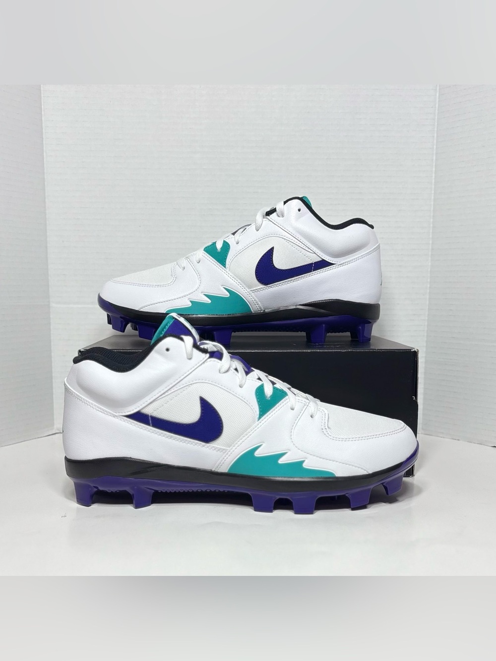 NEW Nike Air Jordan Stadium 90 Low MCS Men's Baseball Cleats HQ0211-105 Size 12
